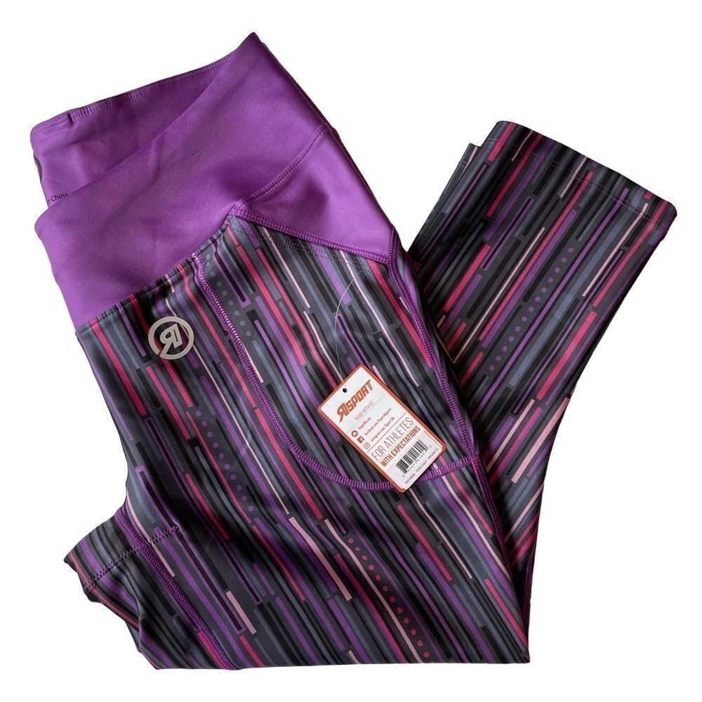 R Sport‎ NWT Stripped Legging Capri - Women’s XL